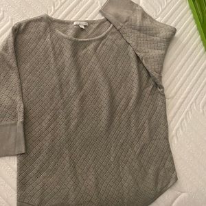 3/4 sleeve gray sweater. Never worn